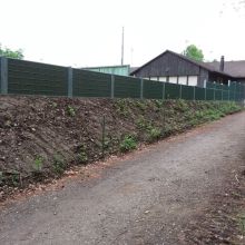 Sanierung Sichtschutzwand
