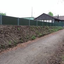 Sanierung Sichtschutzwand 25m Anlage